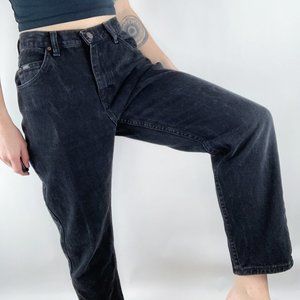 Vintage High Rise Lee Straight Leg Denim Jeans